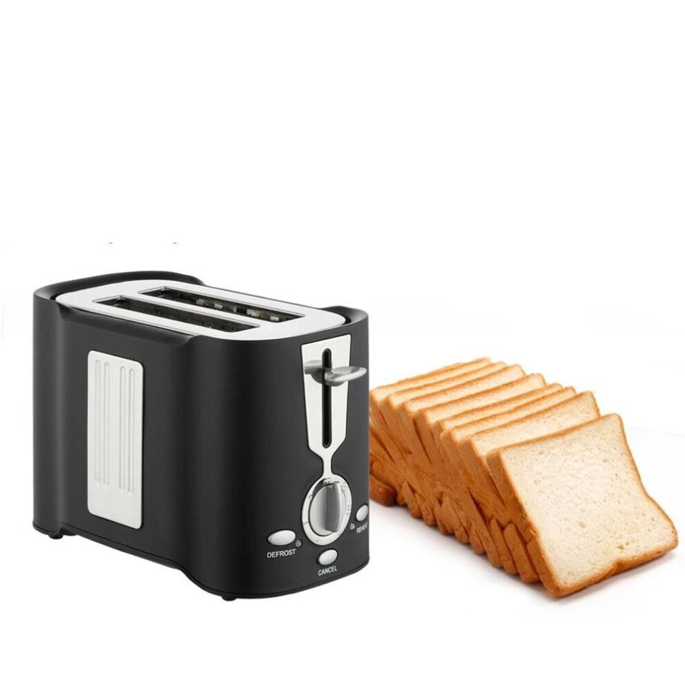 (White) Toasters 2 Slice Bread Toasters Household Toaster Toast Machine