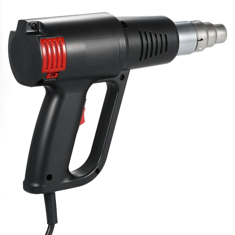 (UK Plug) 2000W Industrial Fast Heating Hot Air Gun Handheld Electric Adjustable Temperature