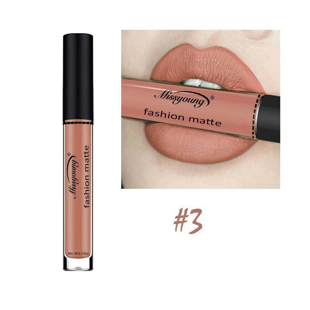 (3) Long Lasting Liquid Matte Lip Gloss