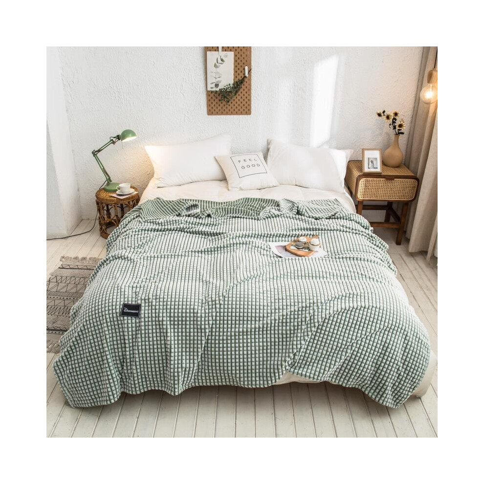Coral Fleece Soft Warm Blankets Single/Queen/King Flannel Bedspreads