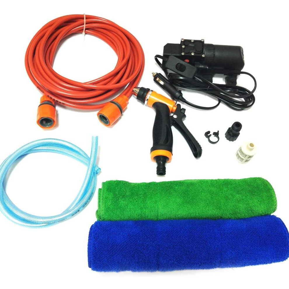 Car Wash Washing Machine Cleaning Electric Pump Pressure Washer Device 12V