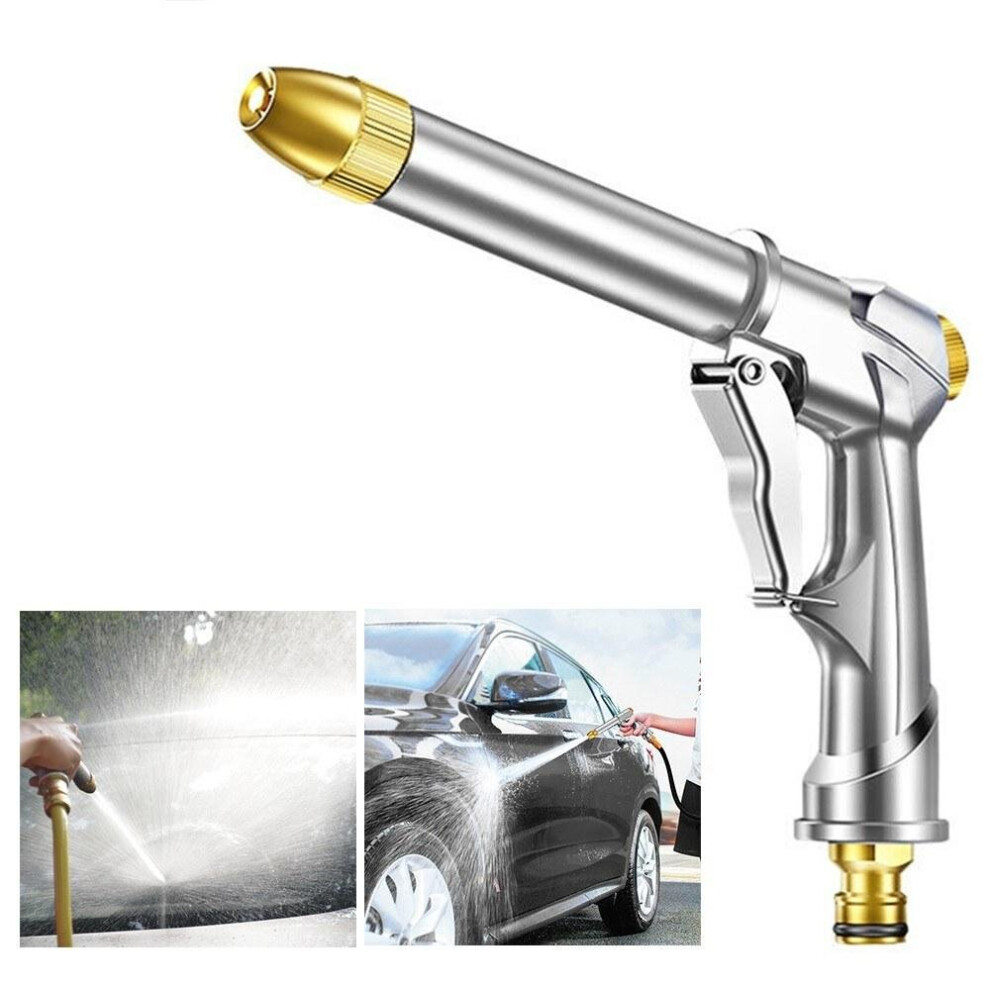 Heavy Duty Metal Spray Gun, Rotaing Water Adjustment Nozzle, High Pressure Sprayer