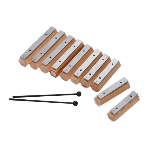 10 Notes Xylophone Glockenspiel Disconnect-type Design Percussion Instrument 2