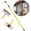 Extendable Window Cleaner Squidgy Equipment Pole Steel, Yellow 3.5M 4