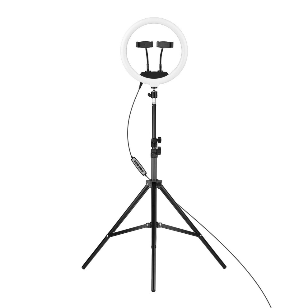 12-In Rgb Led Ring Dimmable Selfie Circle Lamp Fill-In 10 Brightness Levels For Makeup Photography Light 3654657596958