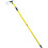 Extendable Window Cleaner Squidgy Equipment Pole Steel, Yellow 3.5M 3