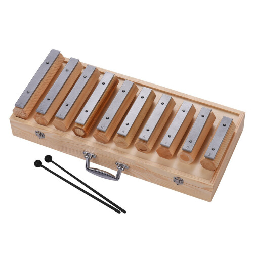 10 Notes Xylophone Glockenspiel Disconnect-type Design Percussion Instrument 1