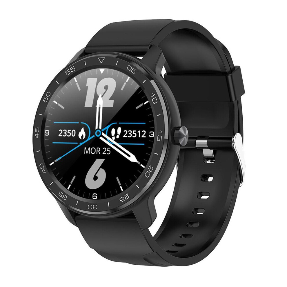 (Black) 1.3-Inch Ips Screen Smart Watch Sports Watch Black 3654657663612