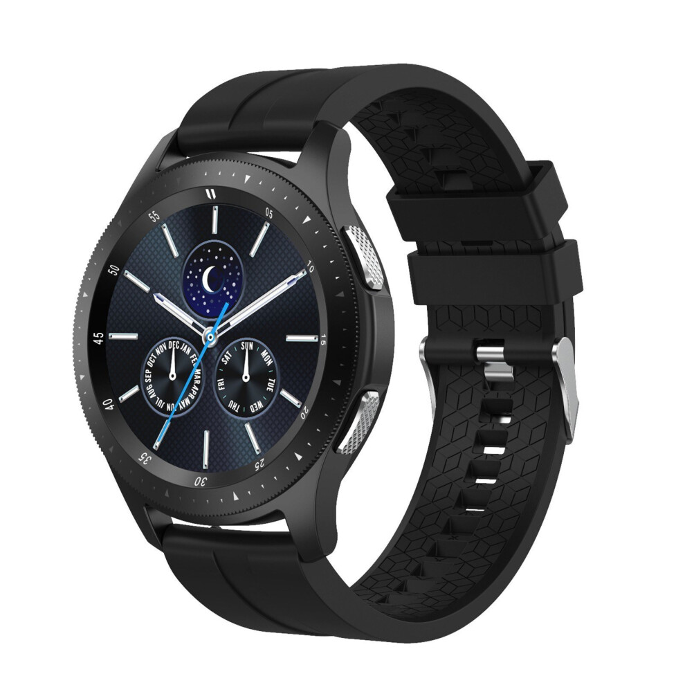 (Black) 1.28-Inch Full Touch Screen Smart Watch Fitness Tracker Smartwatches Sports Wristband Black 3654657663483