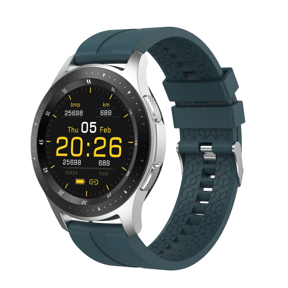 (Dark Green) 1.28-Inch Full Touch Screen Smart Watch Fitness Tracker Smartwatches Sports Wristband