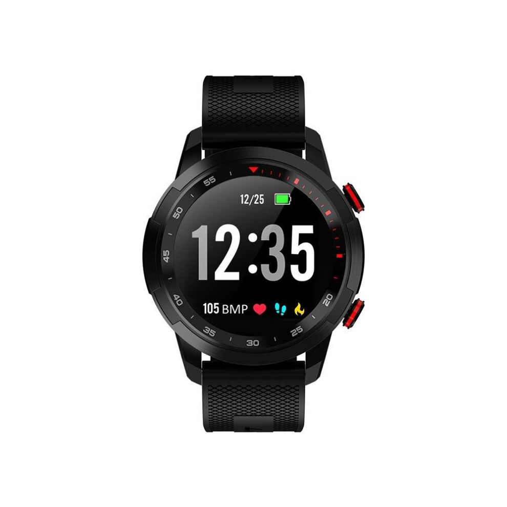 (Black) 1.3 Inch Ips Multi-Functional Smart Bracelet Black 3654657657307
