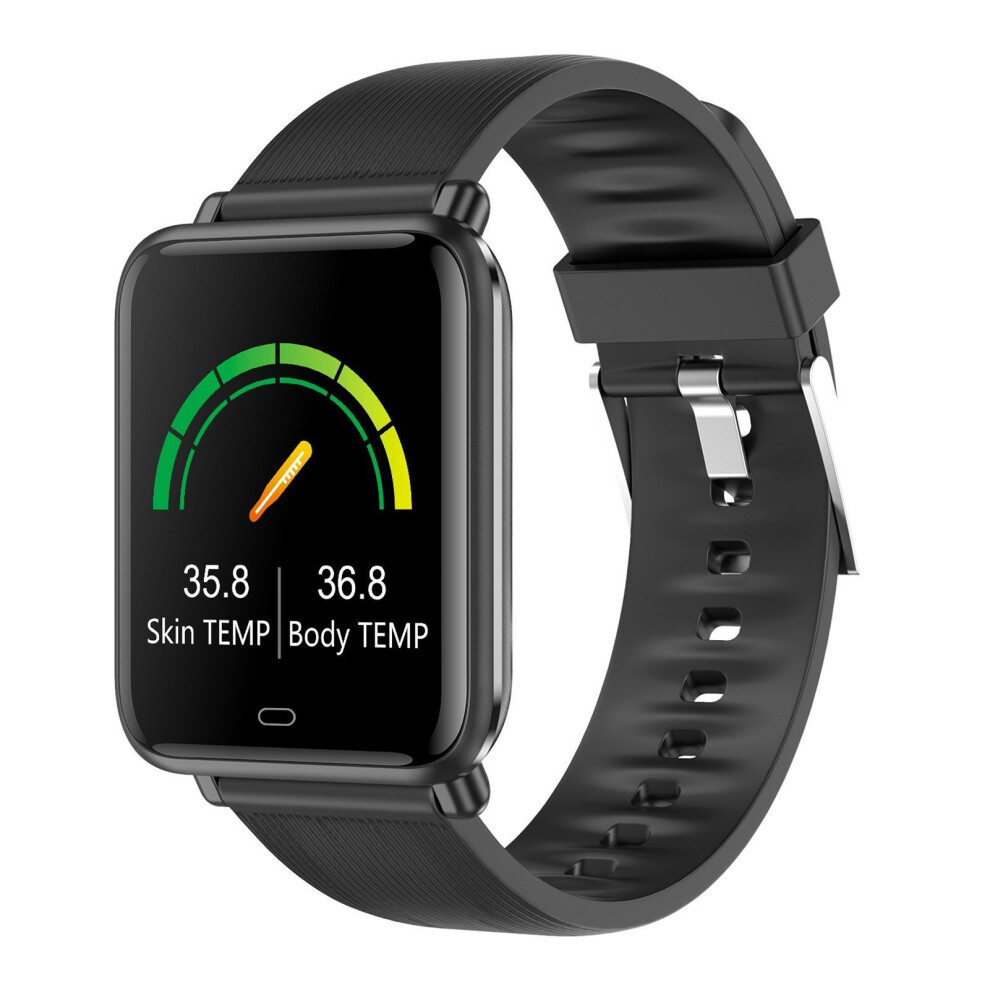 (Black) 1.3 Inch TFT Fitness Tracker 4 in 1 Smart Watch