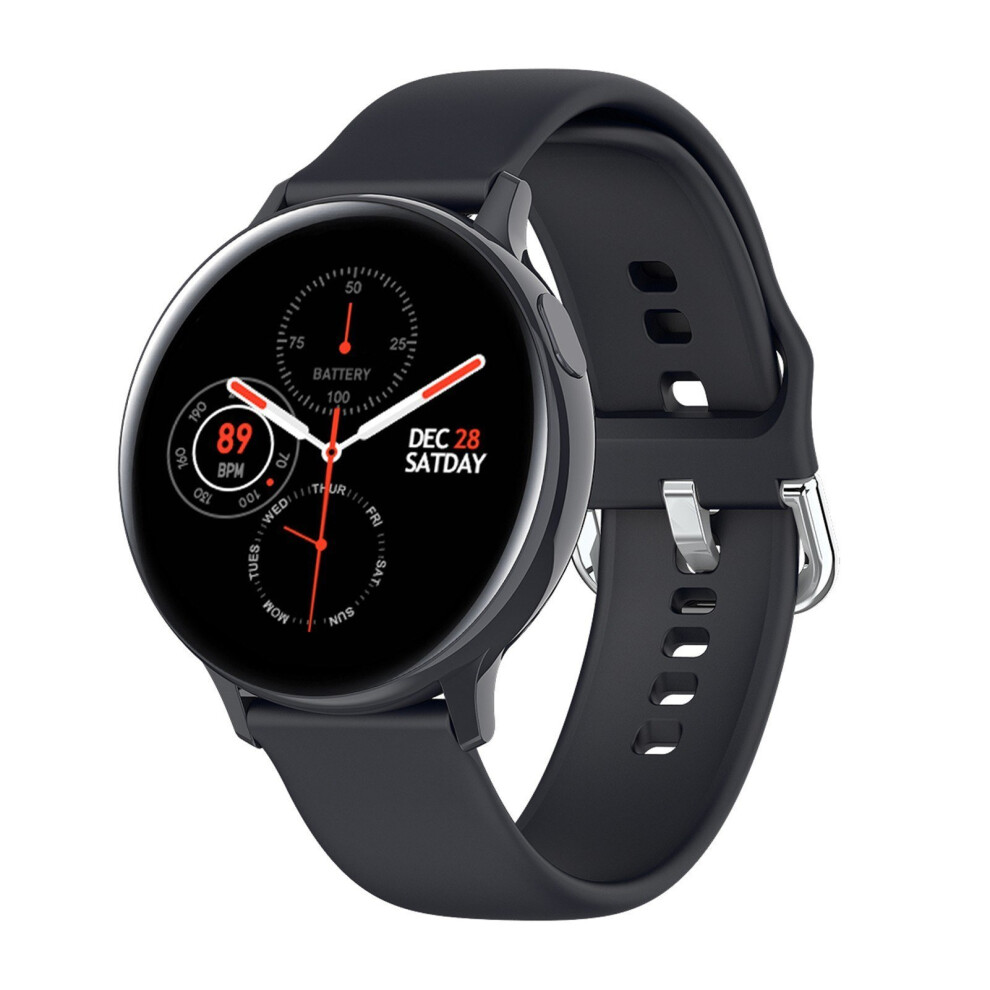 (Black) 1.4 Inch Touchscreen Multi-Sport Mode Scientific Sleep Ip68 Waterproof Fitness Tracker Smart Watch Black 3654657664695