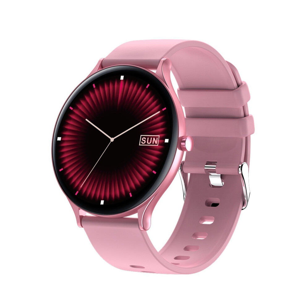 (Pink) 1.28'' Full Touchscreen Smart Watch Fitness Tracker Smartwatches Sports Wristband Pink 3654657664947