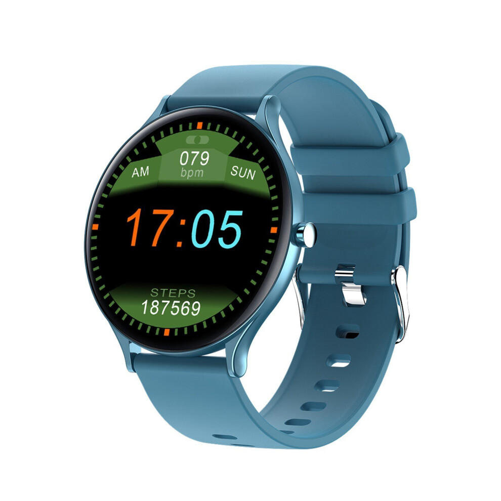 (Blue) 1.28'' Full Touchscreen Smart Watch Fitness Tracker Smartwatches Sports Wristband Blue 3654657664954