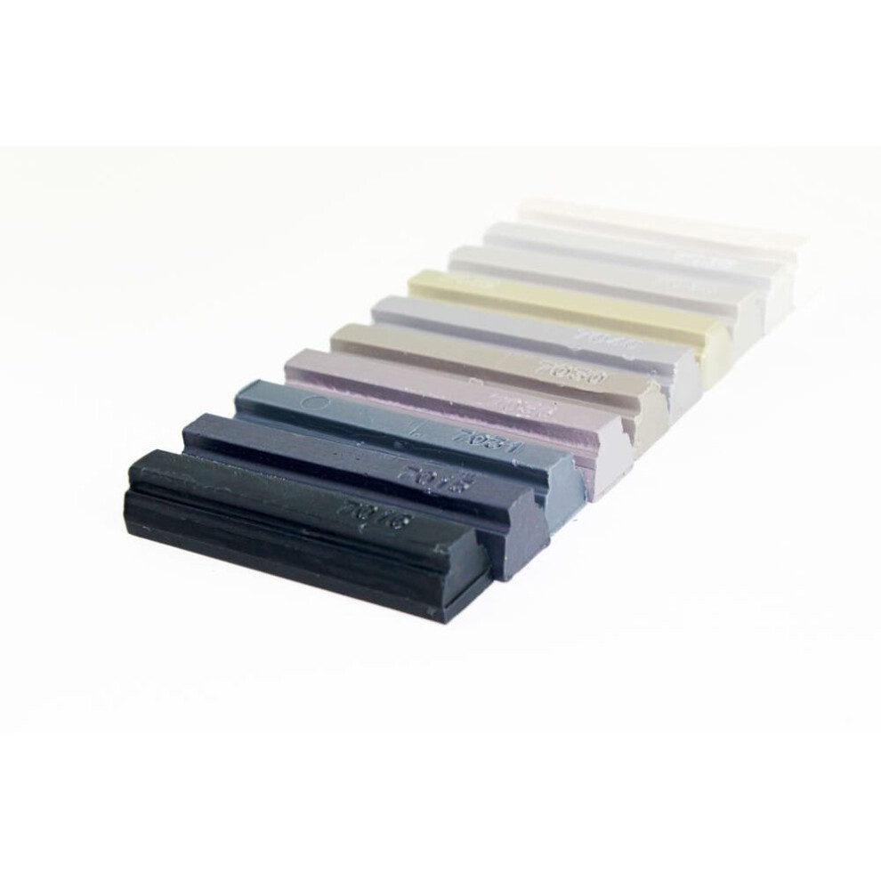 (171 - Mixed Ral Greys) Konig Soft Wax Furniture Repair Filler Sticks Set 7427265793677