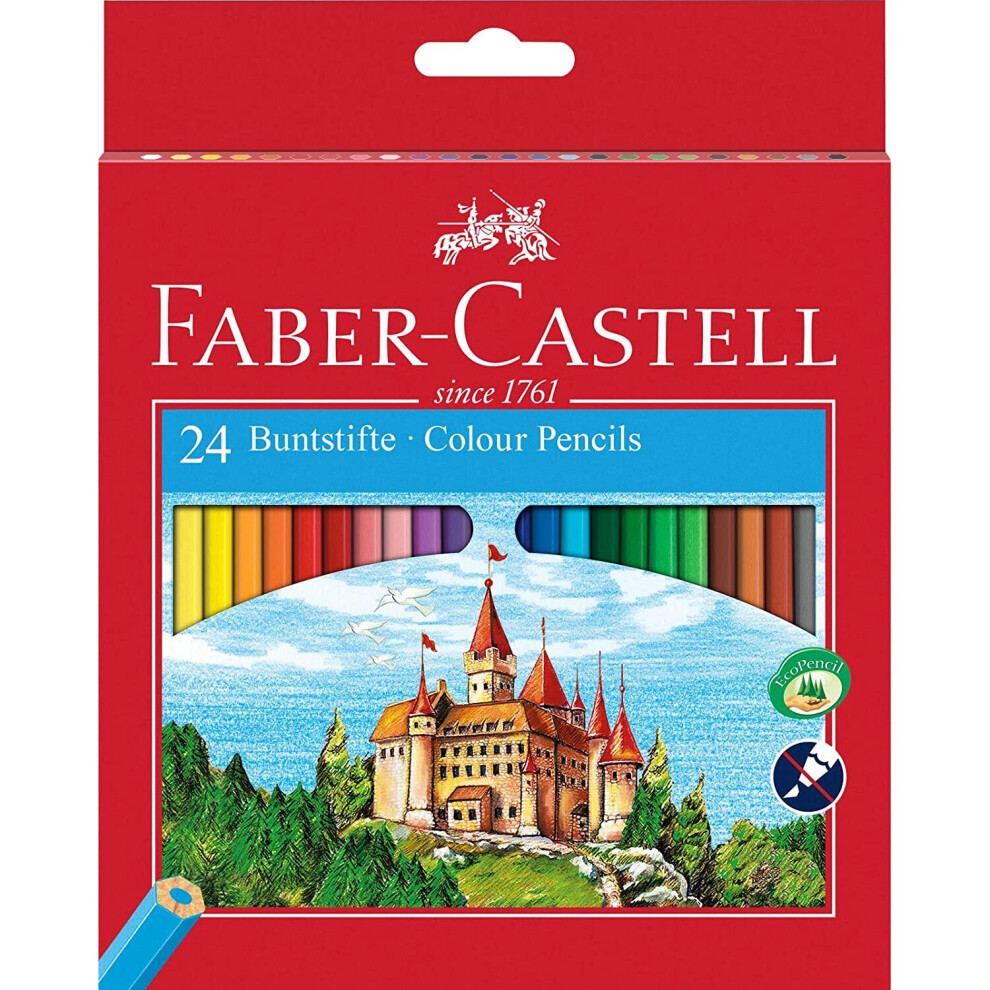 Faber-Castell Classic Eco Colouring Pencils (Pack of 24) 120124