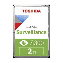 Toshiba S300 2 TB Surveillance HDD Internal Hard Drive - Bulk (3.5 Inch SATA 6 Gbit/s 5400 RPM 128 MB Cache)