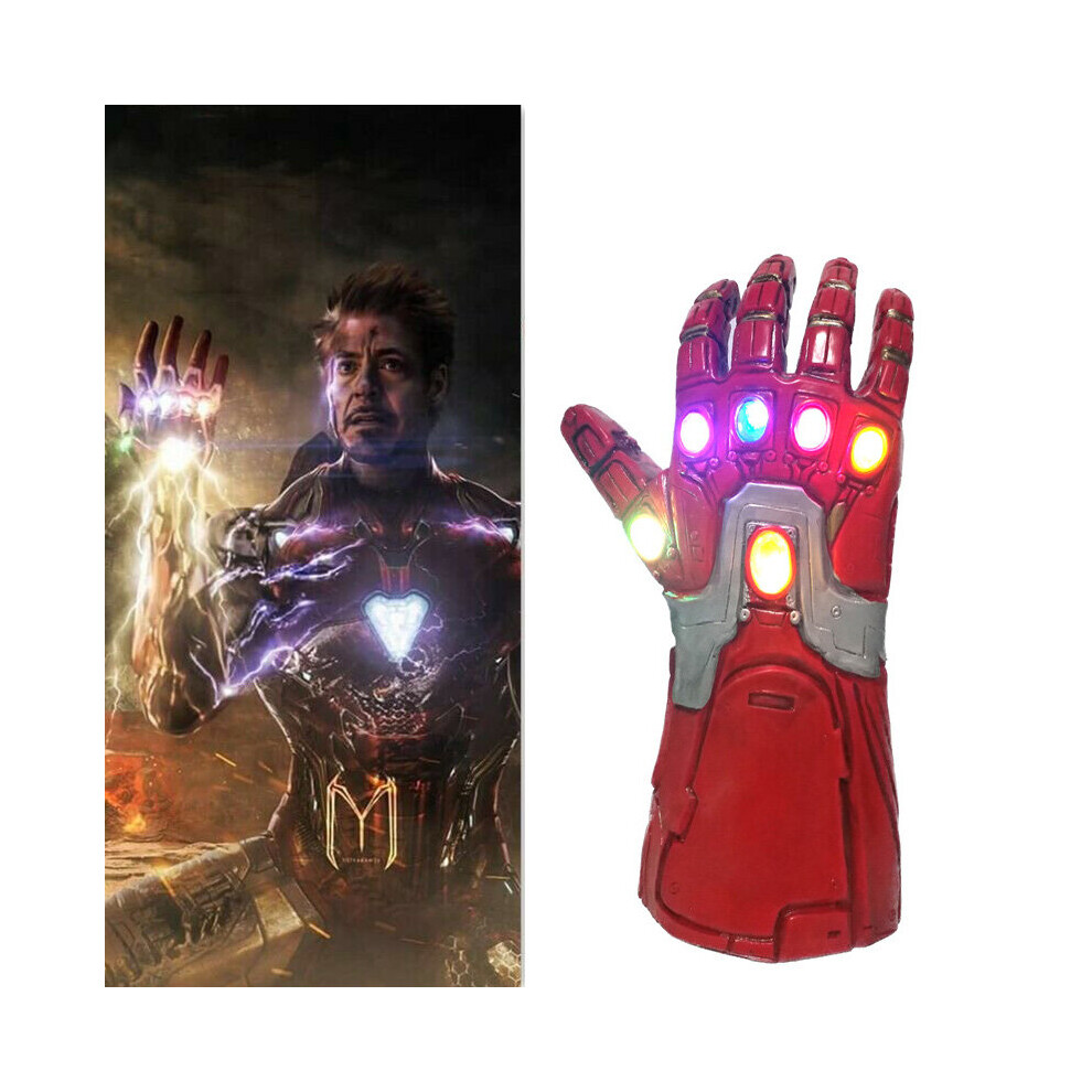 Kids Iron Man Infinity Gauntlet Gloves with Led Light Right Hand