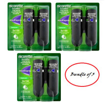 Nicorette QuickMist Freshmint 2 x 150 1mg Mouth Spray (Bundle of 3)