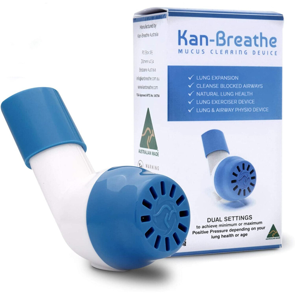 Natural Lung Exerciser & Mucus Removal Device - Naturally Clear Mucus From Airways & Improve Lung Capacity With This OPEP Respiratory Breath