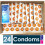 24 x Exs Endurance Delay Condoms Foils - Long Climax Performance 1