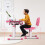 Costway Children Desk and Chair Set Height Adjustable Kids Study Workstation 8