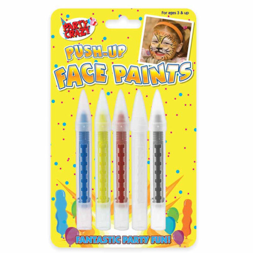 Glass Paints, Assorted Paint Set & Push Up Face Paints Crayon Set Gift 1