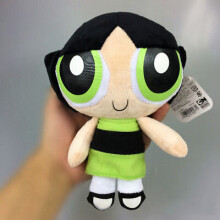 (Black) The Powerpuff Girls Cartoon Plush Toys 8" Doll