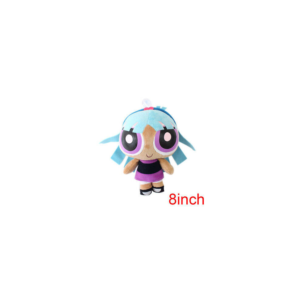 (Blue) The Powerpuff Girls Cartoon Plush Toys 8" Doll