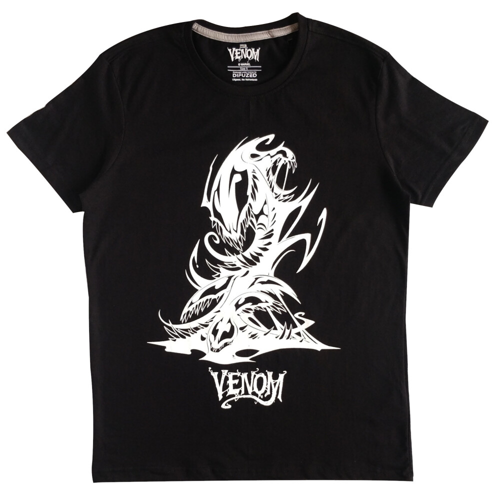 (Black, 2XL) Venom T Shirt - Men's - Alien Symbiote