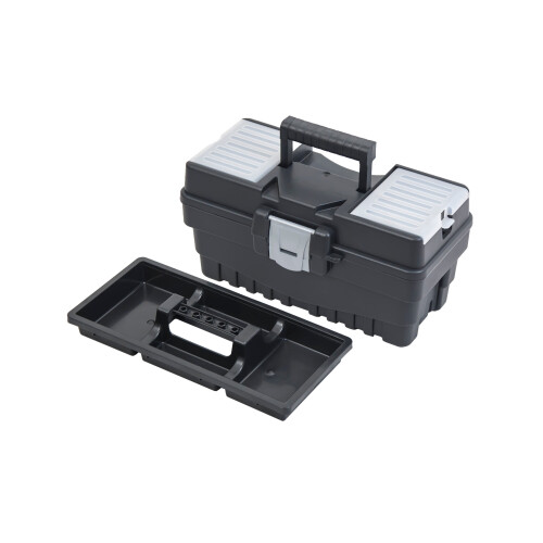 URBN Living (300) Large Plastic Chest Storage Tools Black Toolbox 2