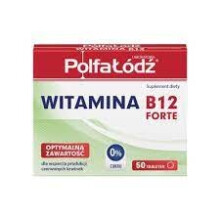 Witamina B12 Forte – 50 tabletek, wsparcie energii i metabolizmu