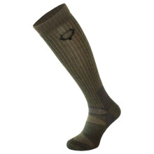 (36-38, Khakigrün) Comodo - COMODO - Herren Damen Lang Jagdsocken aus Merinowolle Wandersocken Kniestrümpfe