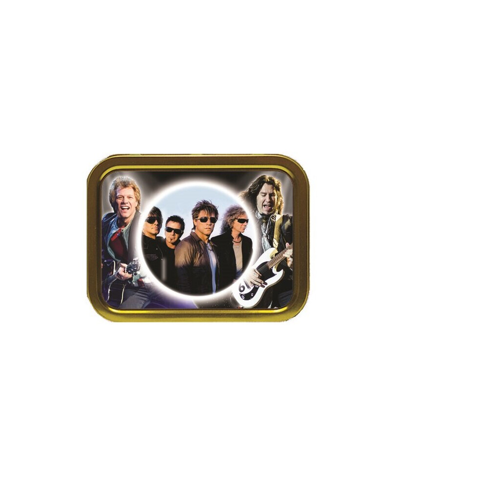 Personalised Gift Products Icon Legend Bon Jovi Tobacco Tin Gift & Smoking Products