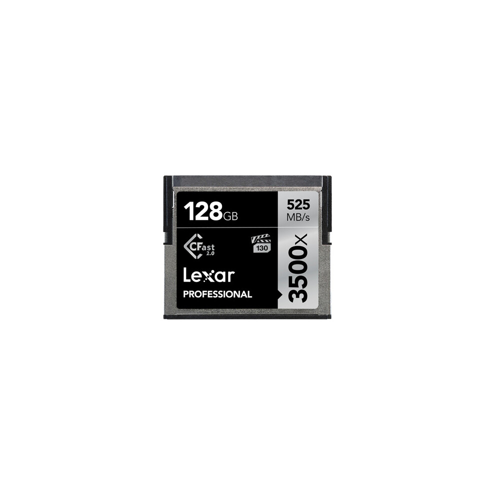 Lexar CF Professional 3500X CFast 2.0 525MB/s Compact Flash Card 128GB