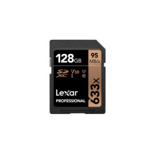 Lexar SD Professional 633X 95MB/s Flash Memory Card 128GB