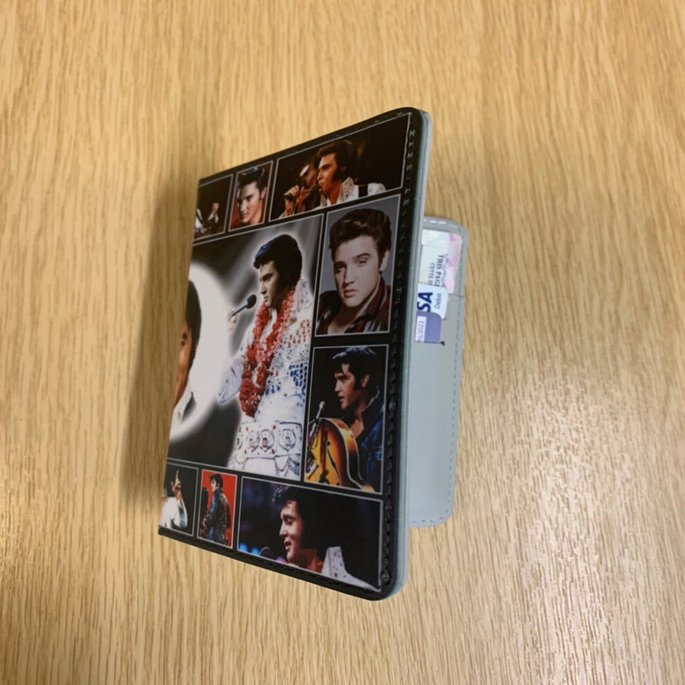 Icon Legend Elvis Presley Travel Passport Case Holder Gift