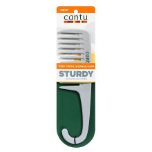 Peine desenredante grueso - CANTU - Modelo Sturdy Wash - Dientes anchos - Para cabello rizado - Reduce la rotura