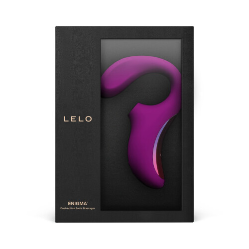 LELO LELO Enigma Dual Stimulation Sonic Massager Deep Rose 2