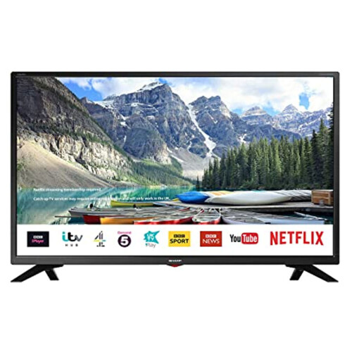 Refurbished Sharp 1t C32bc3kh2fb 32 Inch Smart Hd Ready Led Tv With Freeview Play Black On Onbuy 2409