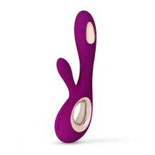 (Deep Rose) LELO SORAYA Wave Luxurious Rabbit Massager