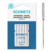 (Universal (Regular), Size: 80/12) Schmetz Sewing Machine Needles, 5pk