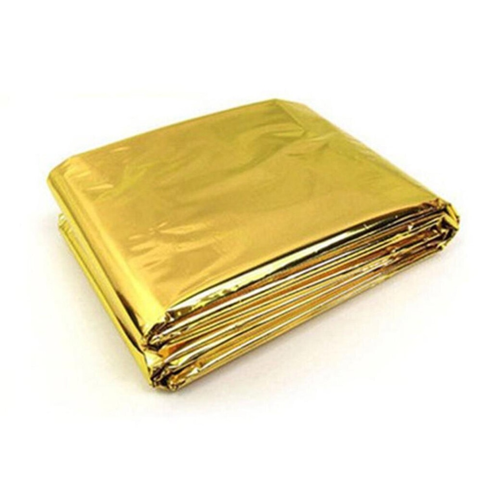 (Gold1) 210*130CM Emergency Insulation Blanket