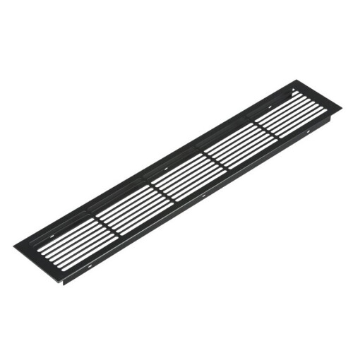 (Black) Kitchen Vent Grill Air Grate Plinth Worktop