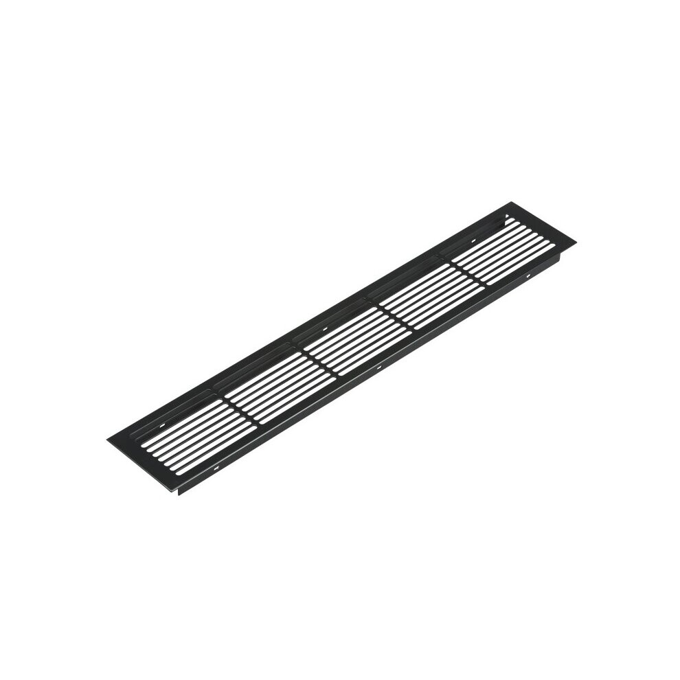 (Black) Kitchen Vent Grill Air Grate Plinth Worktop