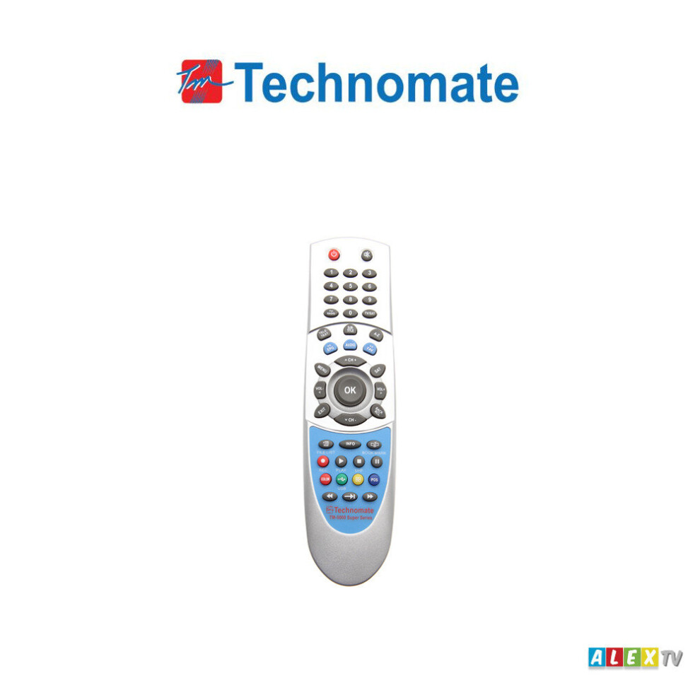 Technomate Tm-5000 Super Remote Control Rcu Silver 7626012456326