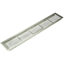 (Stainless Steel Effect) Kitchen Vent Grill Air Grate Plinth Worktop