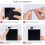 (5Pcs Black) WebCam Cover Shutter Magnet Slider Plastic Privacy Sticker 7