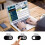 (5Pcs Black) WebCam Cover Shutter Magnet Slider Plastic Privacy Sticker 4